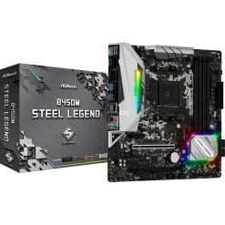 Sockel AM4 ASRock B450M STEEL LEGEND, Mainboard