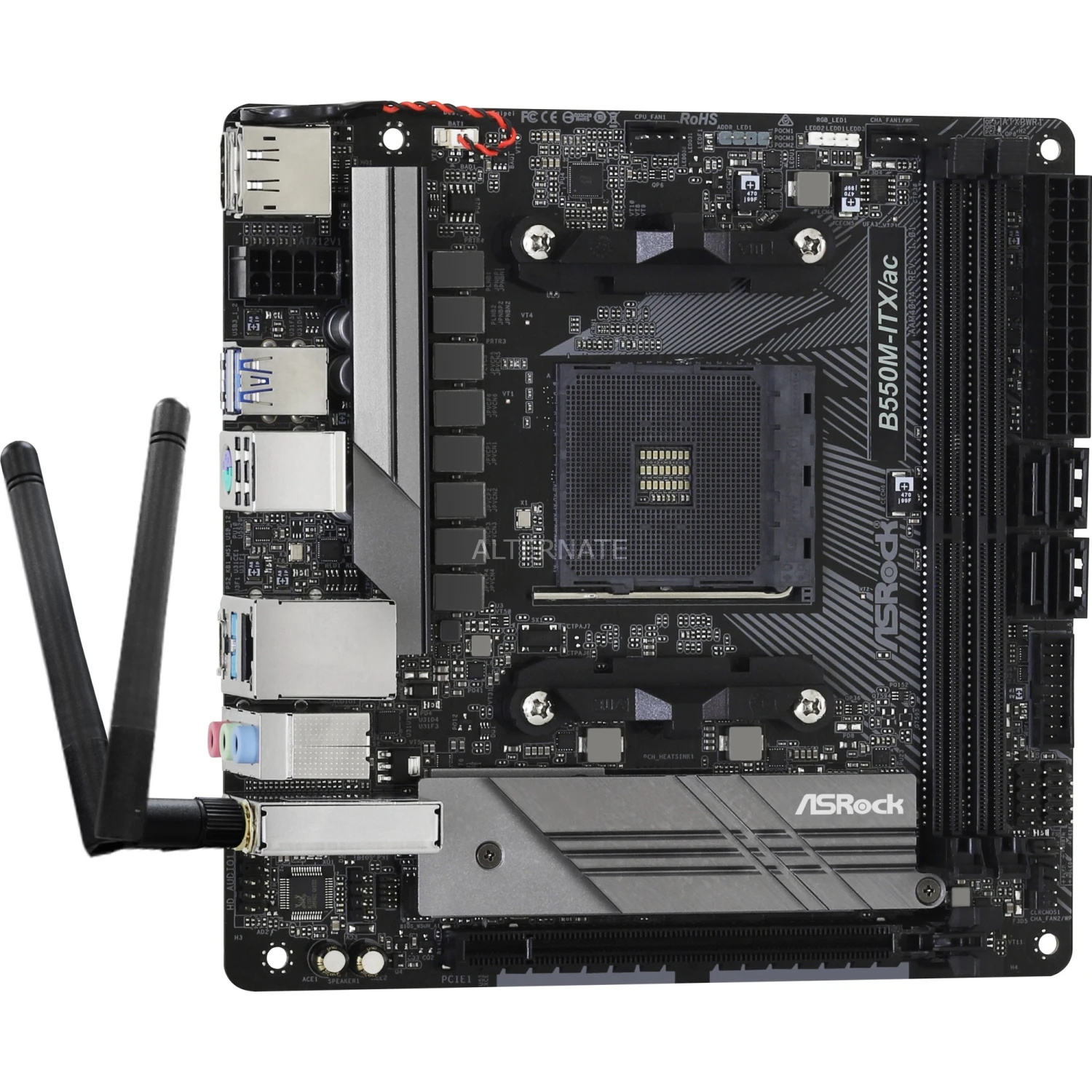 Mini-ITX Mainboards ASRock B550M-ITX/ac, Mainboard 2 Mini-ITX Mainboards ASRock B550M-ITX/ac, Mainboard – Bild 2