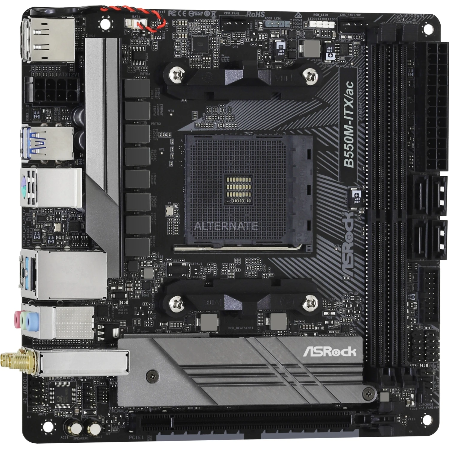 Mini-ITX Mainboards ASRock B550M-ITX/ac, Mainboard 3 Mini-ITX Mainboards ASRock B550M-ITX/ac, Mainboard – Bild 3