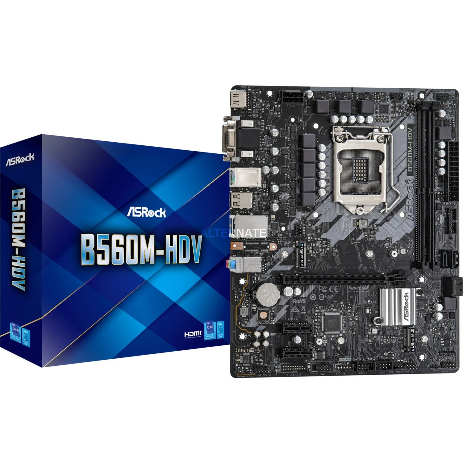 Sockel 1200 ASRock B560M-HDV, Mainboard 1 Sockel 1200 ASRock B560M-HDV, Mainboard