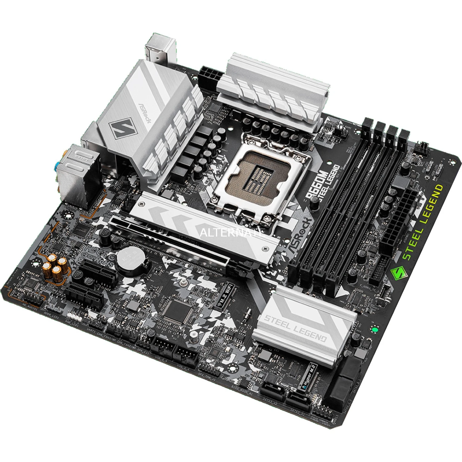 Sockel 1700 ASRock B660M Steel Legend, Mainboard 3 Sockel 1700 ASRock B660M Steel Legend, Mainboard – Bild 3
