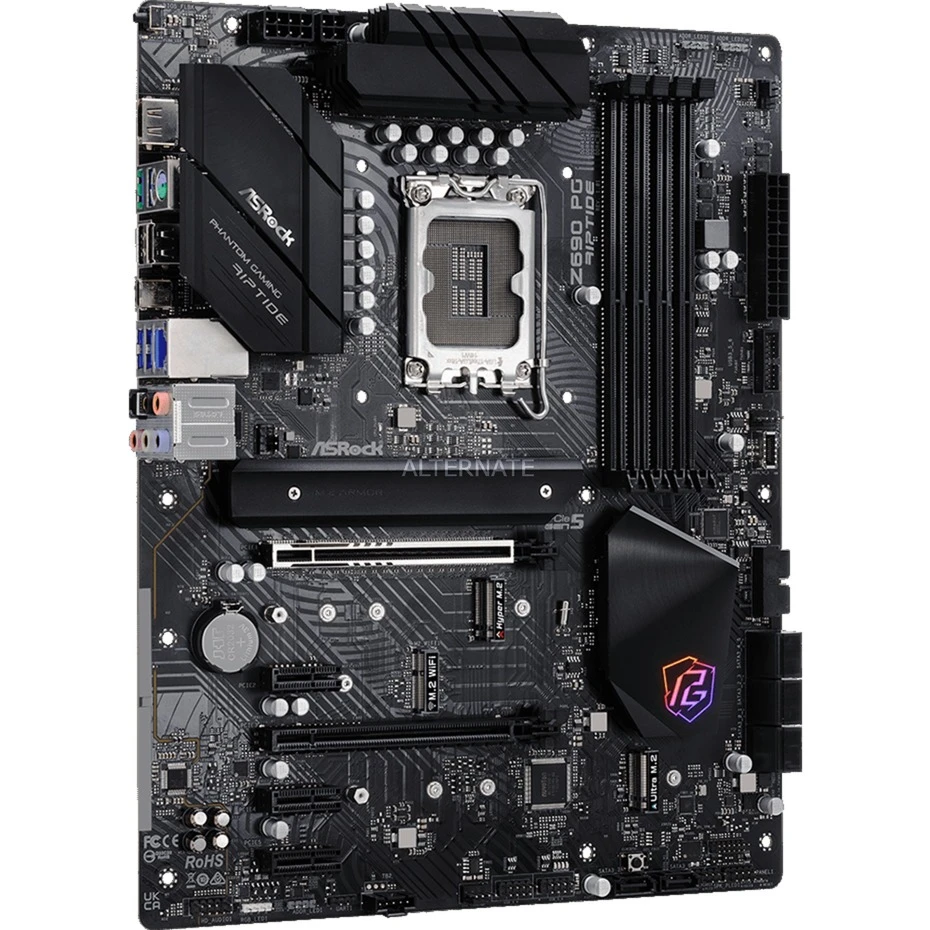 Sockel 1700 ASRock Z690 PG Riptide, Mainboard 4 Sockel 1700 ASRock Z690 PG Riptide, Mainboard – Bild 4