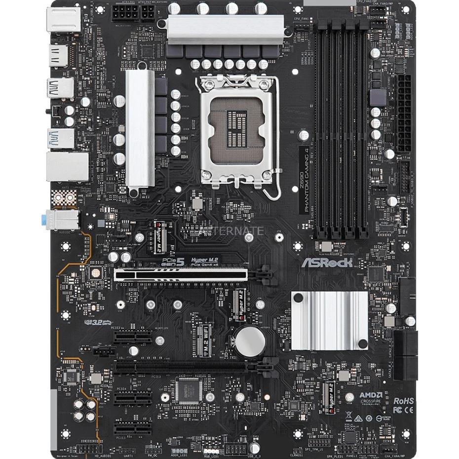 Sockel 1700 ASRock Z690 Phantom Gaming 4, Mainboard 2 Sockel 1700 ASRock Z690 Phantom Gaming 4, Mainboard – Bild 2
