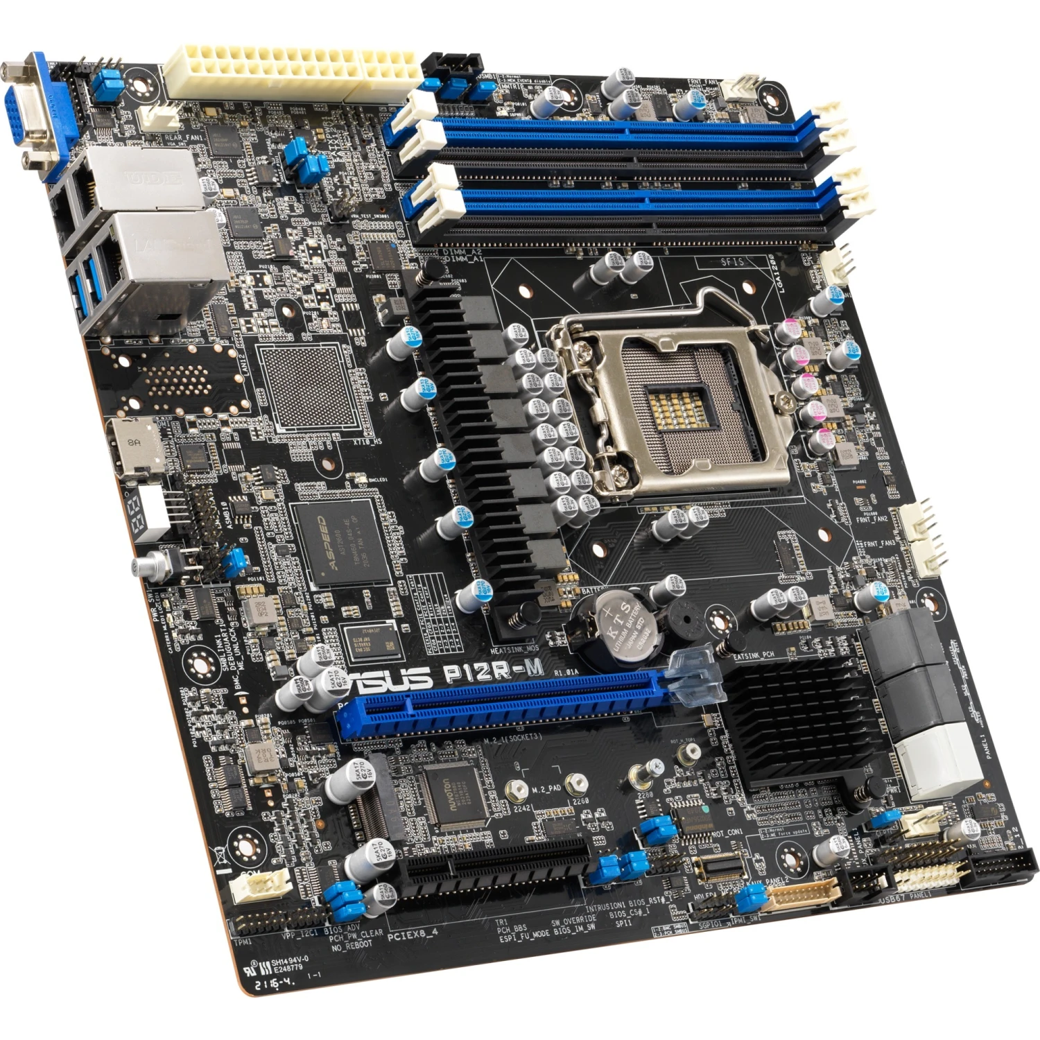 Sockel 1200 ASUS P12R-M, Mainboard 2 Sockel 1200 ASUS P12R-M, Mainboard – Bild 2