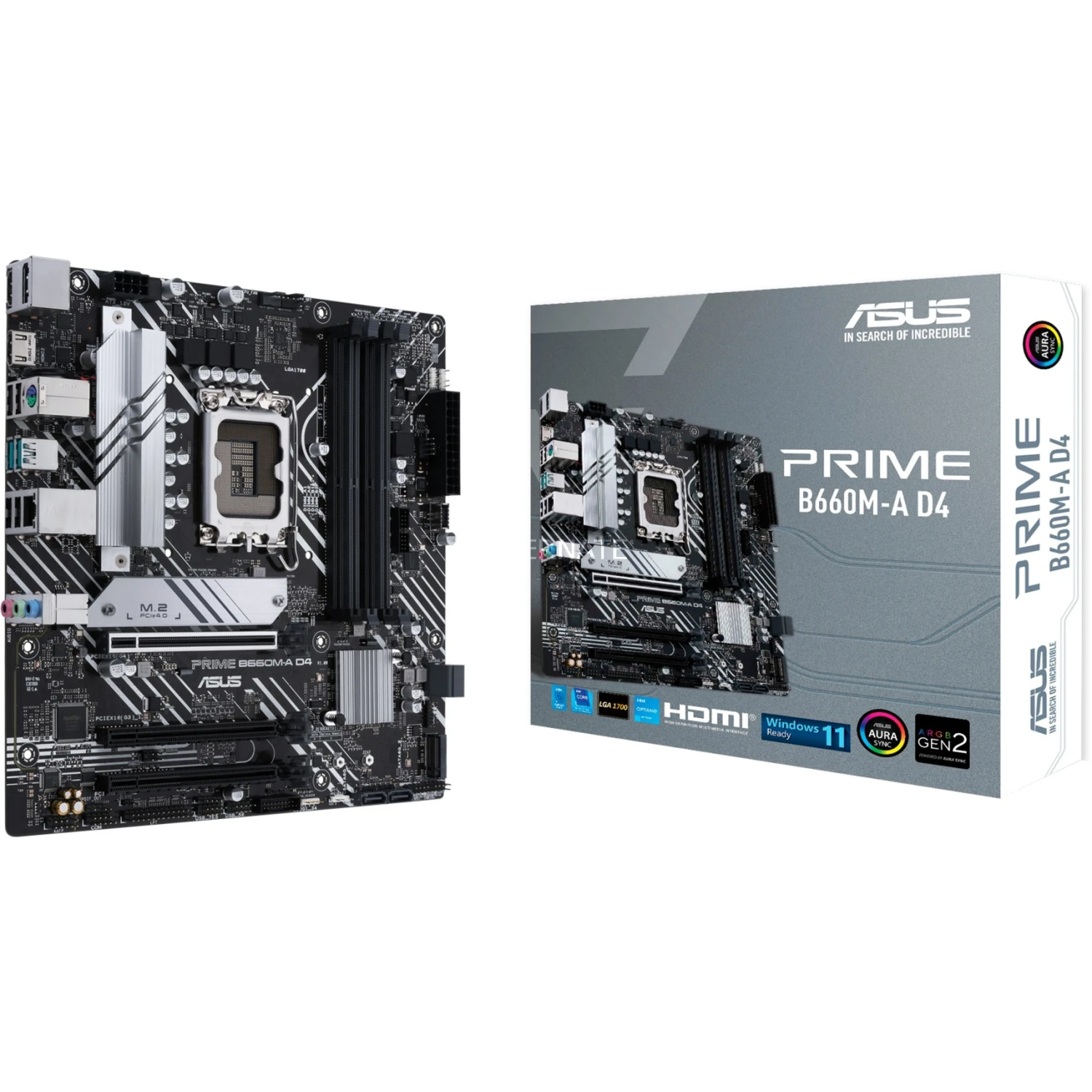 Sockel 1700 ASUS PRIME B660M-A D4, Mainboard 1 Sockel 1700 ASUS PRIME B660M-A D4, Mainboard