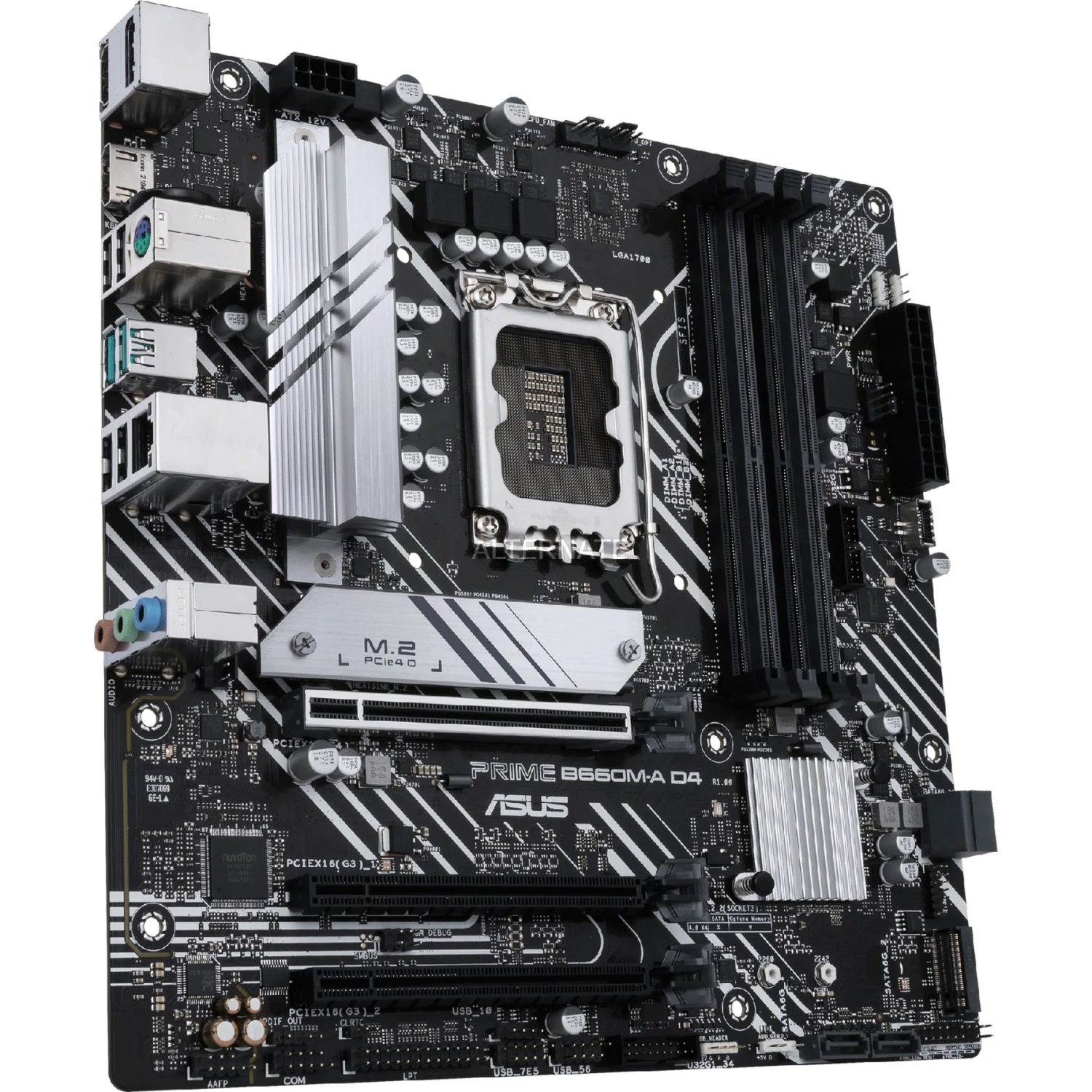 Sockel 1700 ASUS PRIME B660M-A D4, Mainboard 3 Sockel 1700 ASUS PRIME B660M-A D4, Mainboard – Bild 3