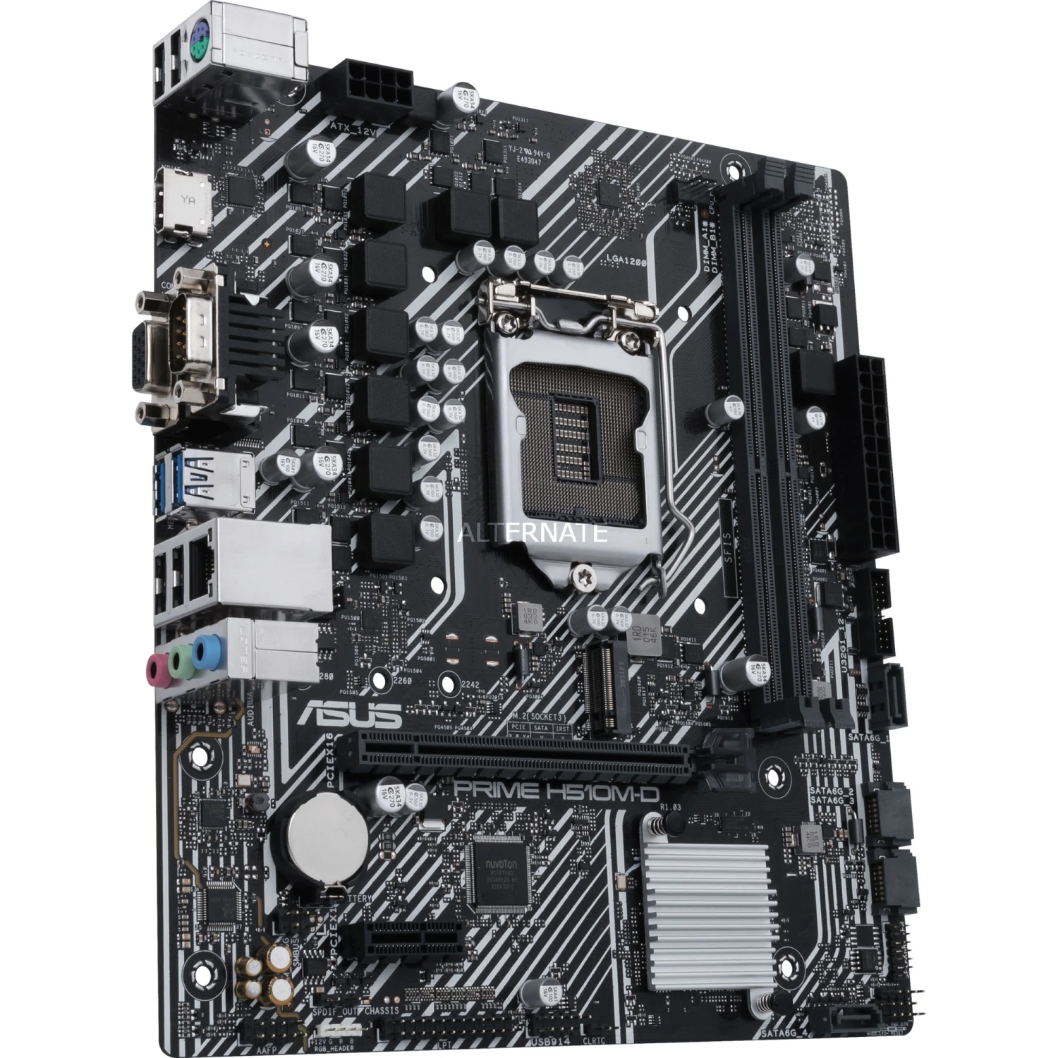 Sockel 1200 ASUS PRIME H510M-D, Mainboard 3 Sockel 1200 ASUS PRIME H510M-D, Mainboard – Bild 3