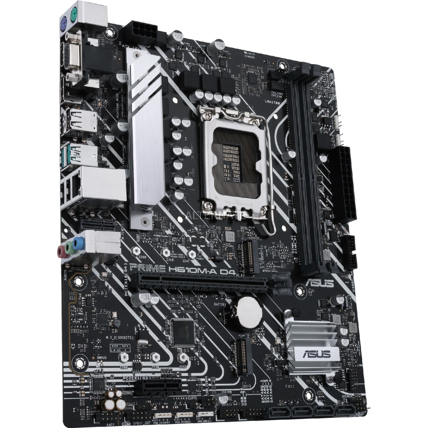 Sockel 1700 ASUS PRIME H610M-A D4, Mainboard 3 Sockel 1700 ASUS PRIME H610M-A D4, Mainboard – Bild 3