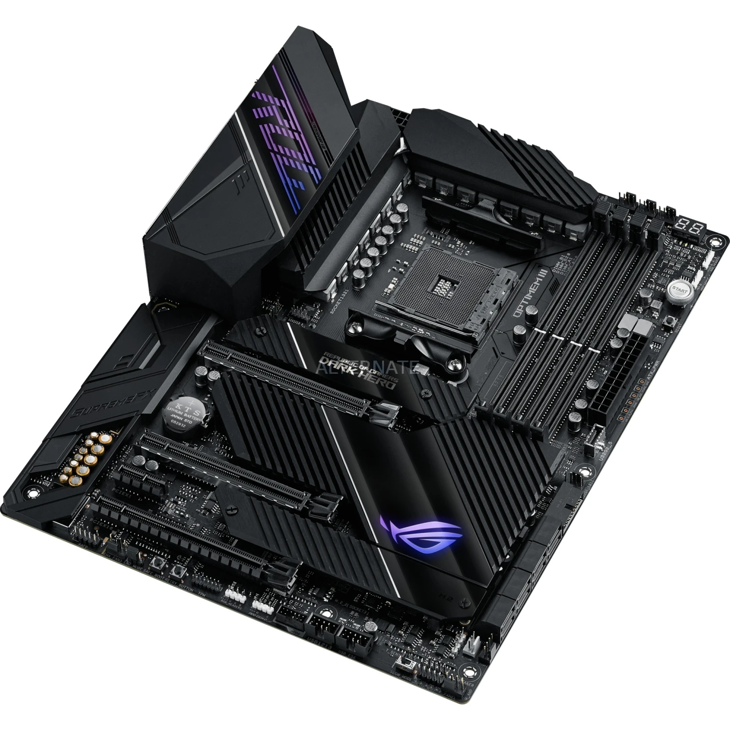 Sockel AM4 ASUS ROG CROSSHAIR VIII DARK HERO, Mainboard 6 Sockel AM4 ASUS ROG CROSSHAIR VIII DARK HERO, Mainboard – Bild 6