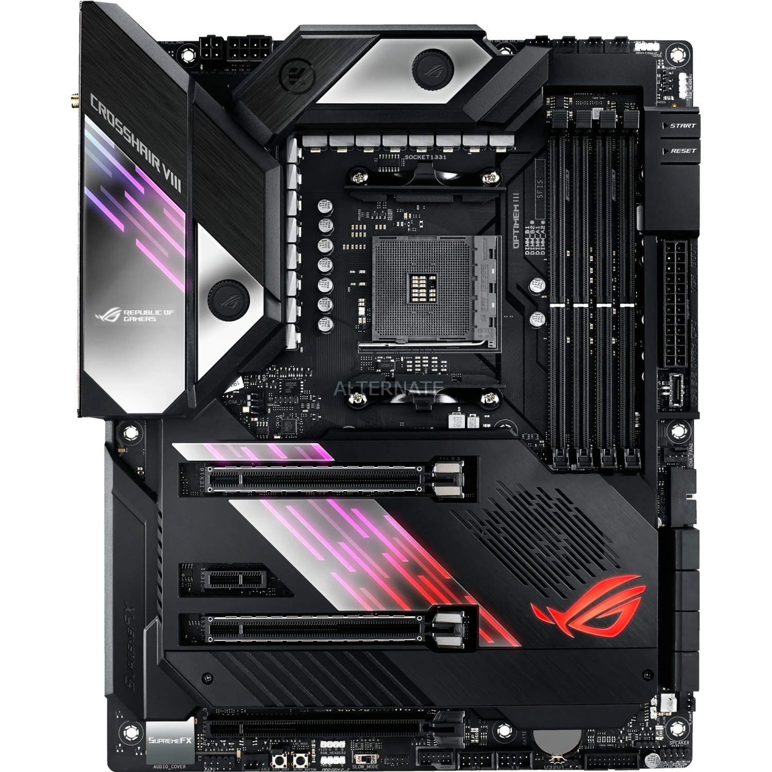 Sockel AM4 ASUS ROG CROSSHAIR VIII FORMULA, Mainboard 2 Sockel AM4 ASUS ROG CROSSHAIR VIII FORMULA, Mainboard – Bild 2