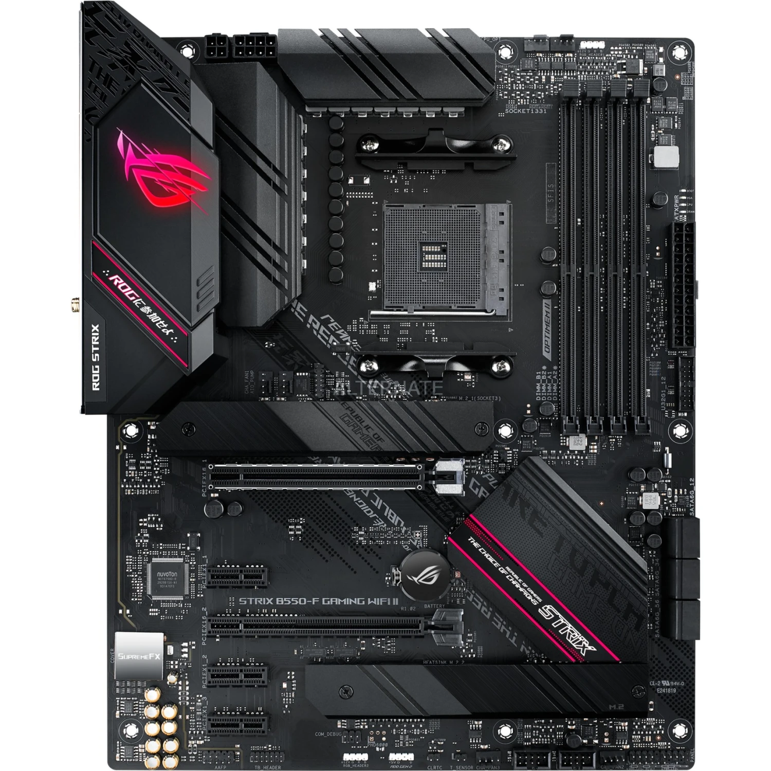Sockel AM4 ASUS ROG STRIX B550-F GAMING WIFI II, Mainboard 2 Sockel AM4 ASUS ROG STRIX B550-F GAMING WIFI II, Mainboard – Bild 2