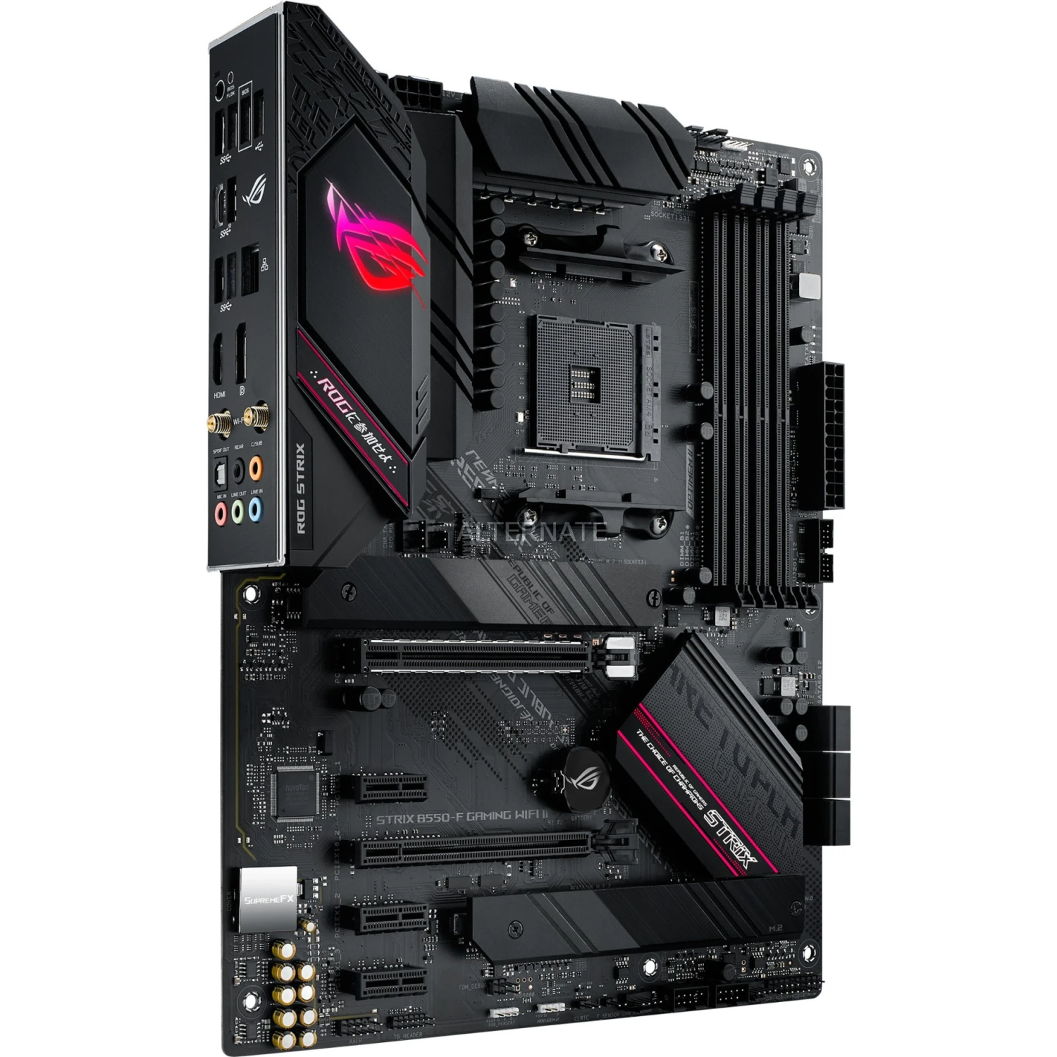 Sockel AM4 ASUS ROG STRIX B550-F GAMING WIFI II, Mainboard 3 Sockel AM4 ASUS ROG STRIX B550-F GAMING WIFI II, Mainboard – Bild 3
