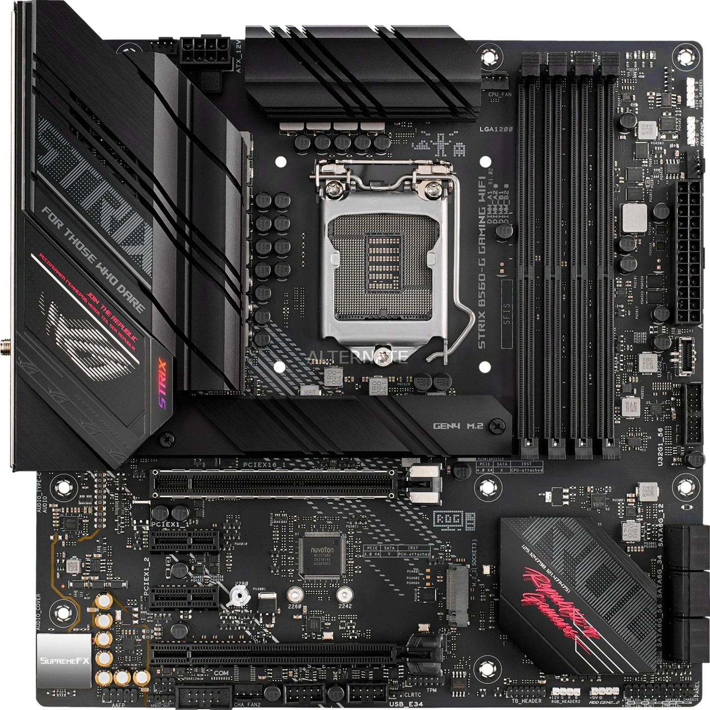Sockel 1200 ASUS ROG STRIX B560-G GAMING WIFI, Mainboard 3 Sockel 1200 ASUS ROG STRIX B560-G GAMING WIFI, Mainboard – Bild 3