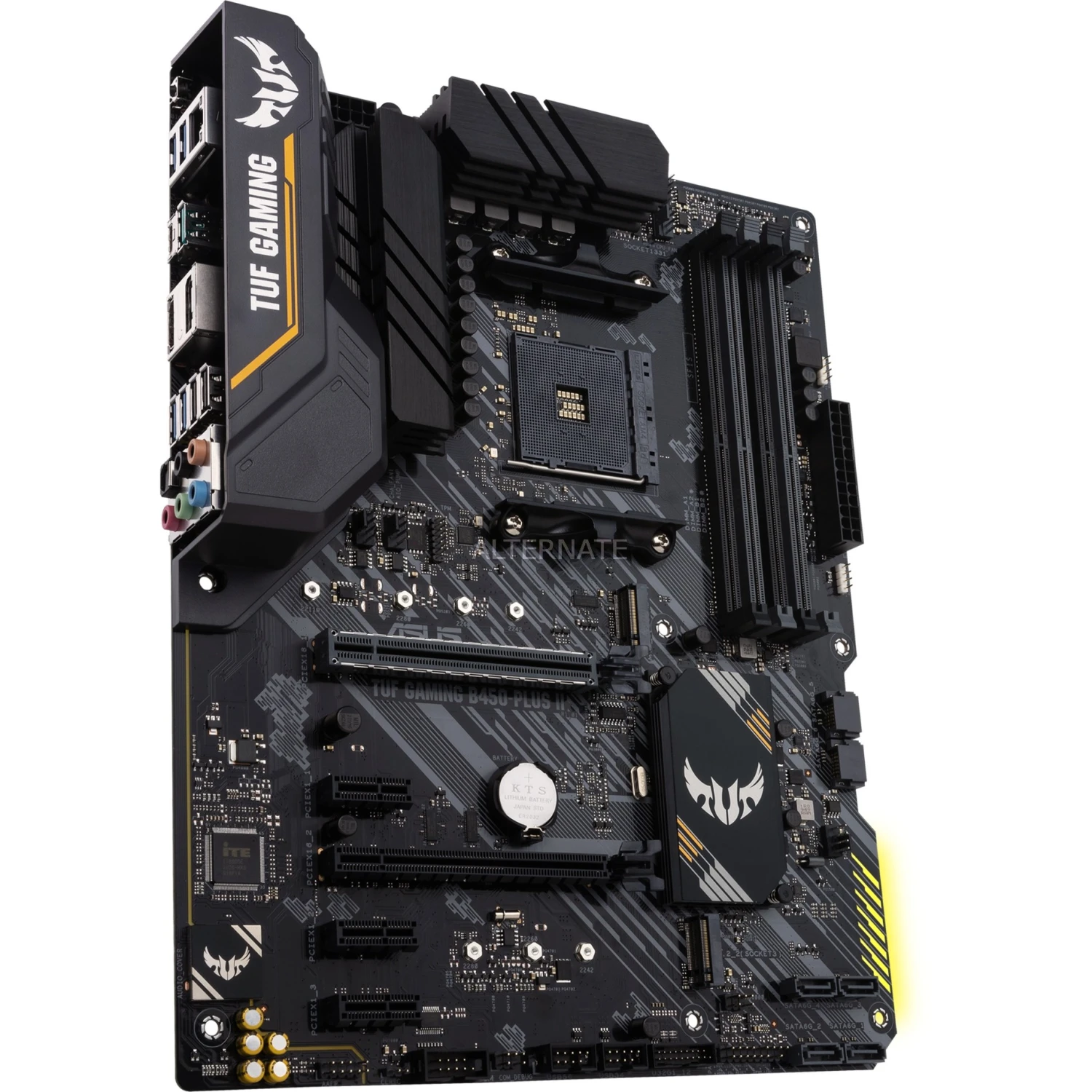 Sockel AM4 ASUS TUF GAMING B450-PLUS II, Mainboard 3 Sockel AM4 ASUS TUF GAMING B450-PLUS II, Mainboard – Bild 3