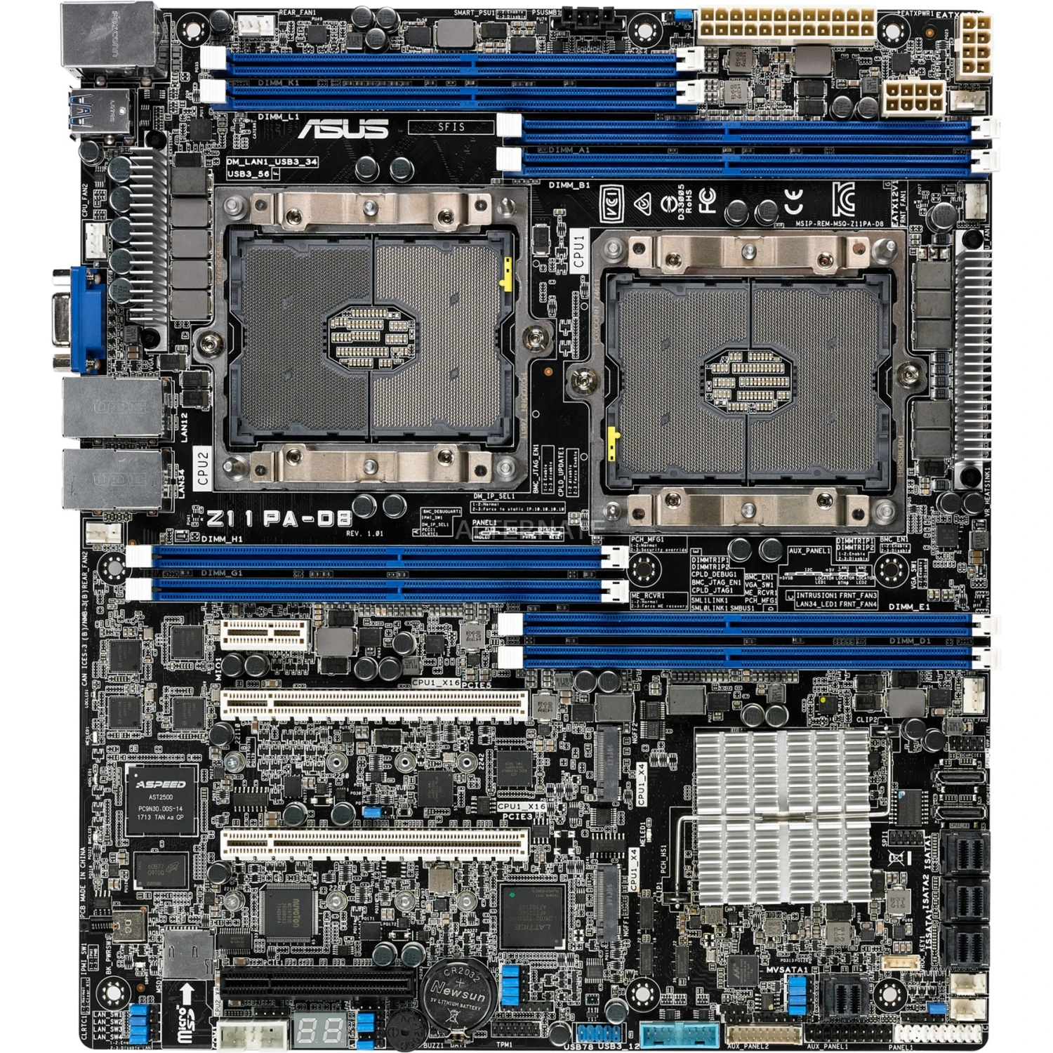 Sockel 3647 ASUS Z11PA-D8, Mainboard 1 Sockel 3647 ASUS Z11PA-D8, Mainboard