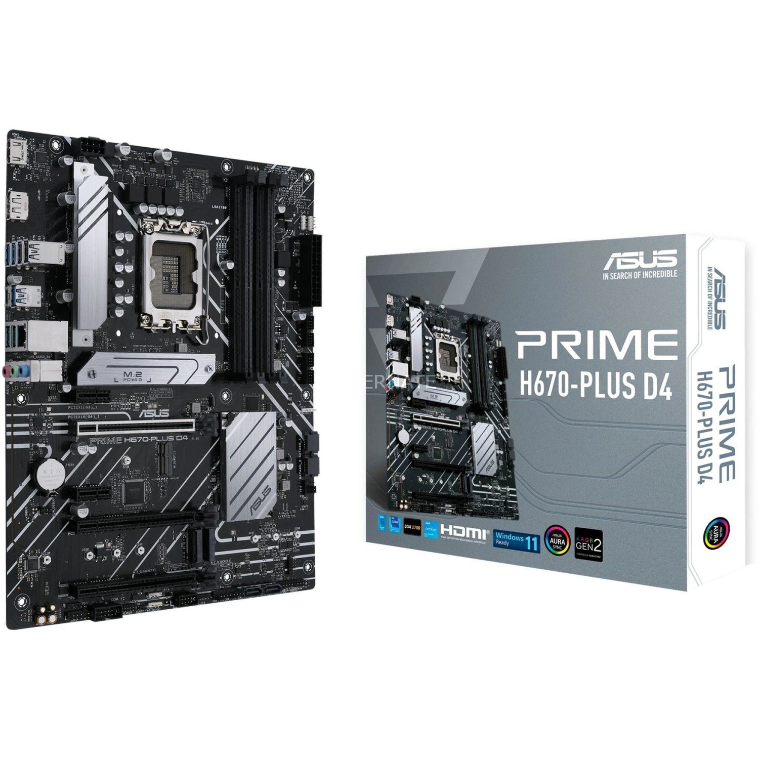 Sockel 1700 ASUS PRIME H670-PLUS D4, Mainboard 1 Sockel 1700 ASUS PRIME H670-PLUS D4, Mainboard