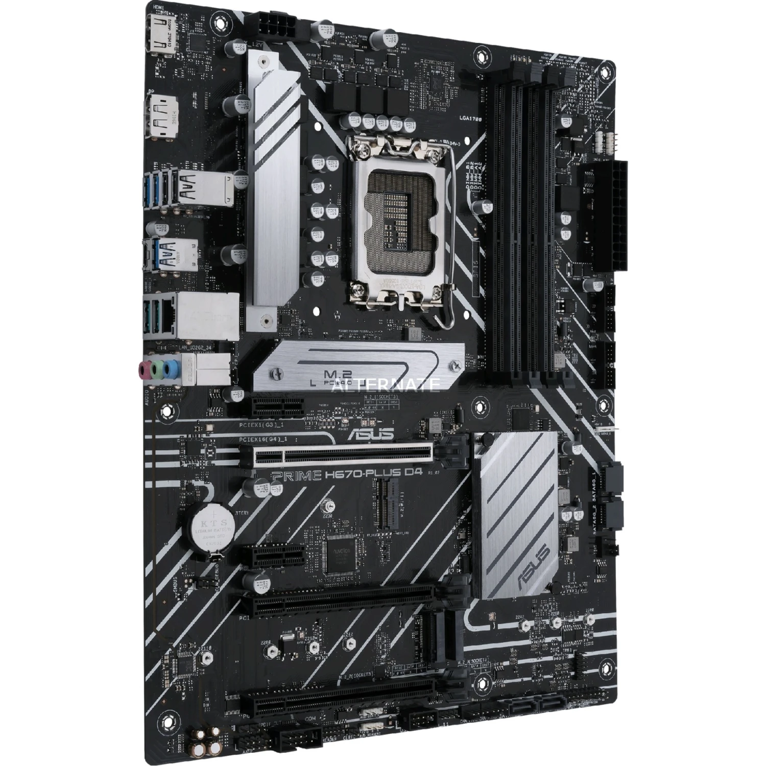 Sockel 1700 ASUS PRIME H670-PLUS D4, Mainboard 3 Sockel 1700 ASUS PRIME H670-PLUS D4, Mainboard – Bild 3