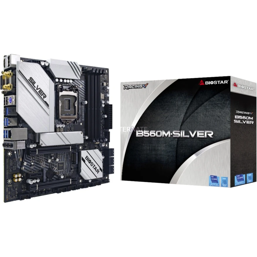 Sockel 1200 Biostar B560M-SILVER V5.0, Mainboard 1 Sockel 1200 Biostar B560M-SILVER V5.0, Mainboard