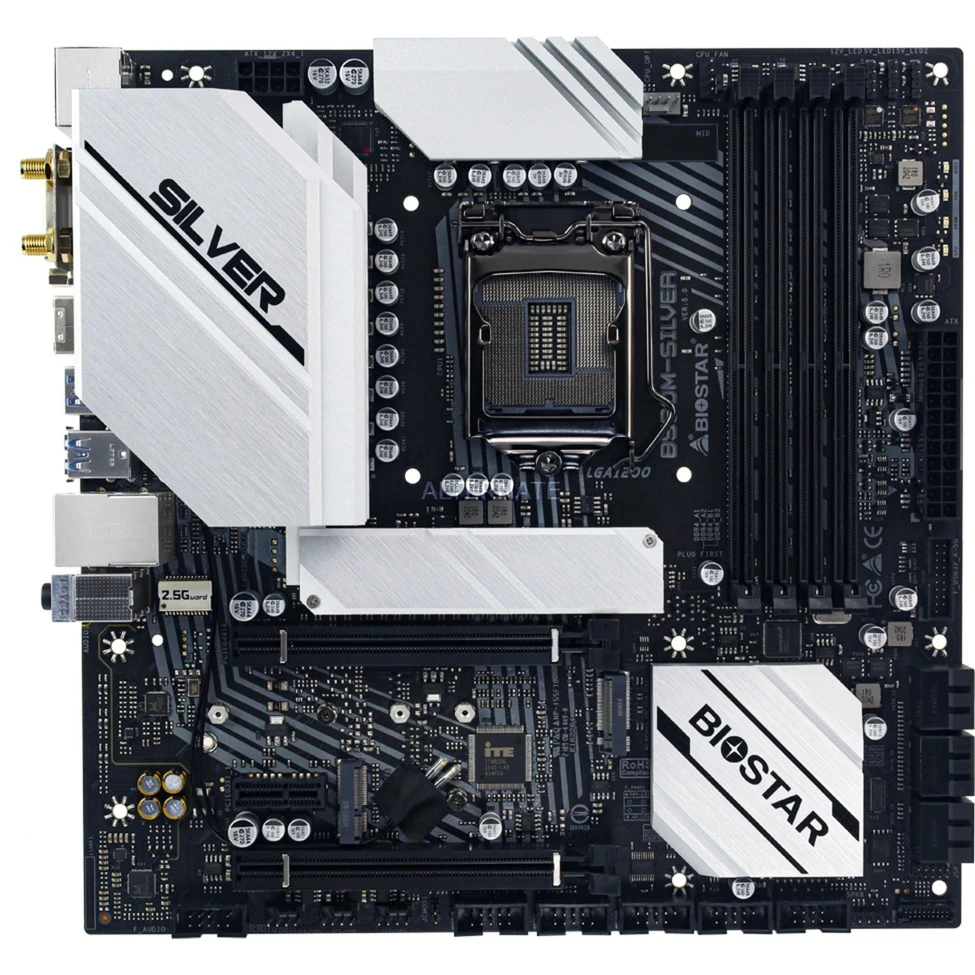 Sockel 1200 Biostar B560M-SILVER V5.0, Mainboard 2 Sockel 1200 Biostar B560M-SILVER V5.0, Mainboard – Bild 2