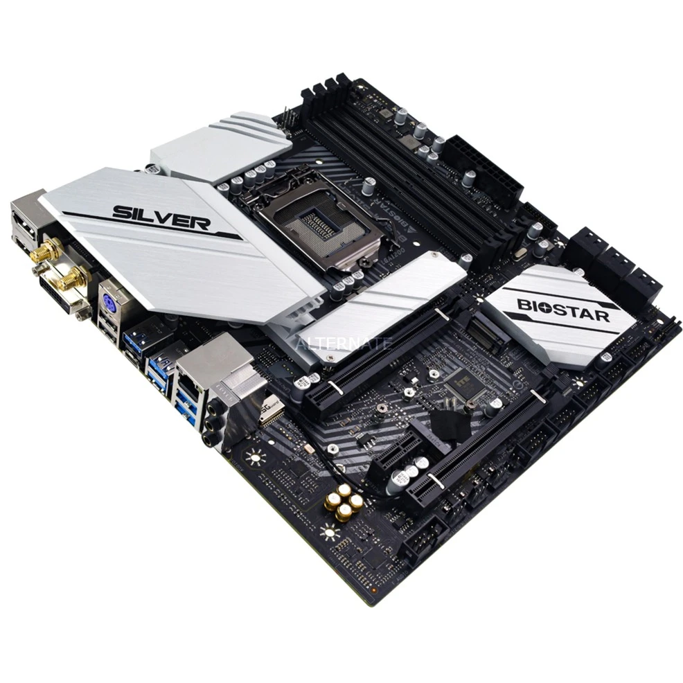 Sockel 1200 Biostar B560M-SILVER V5.0, Mainboard 3 Sockel 1200 Biostar B560M-SILVER V5.0, Mainboard – Bild 3
