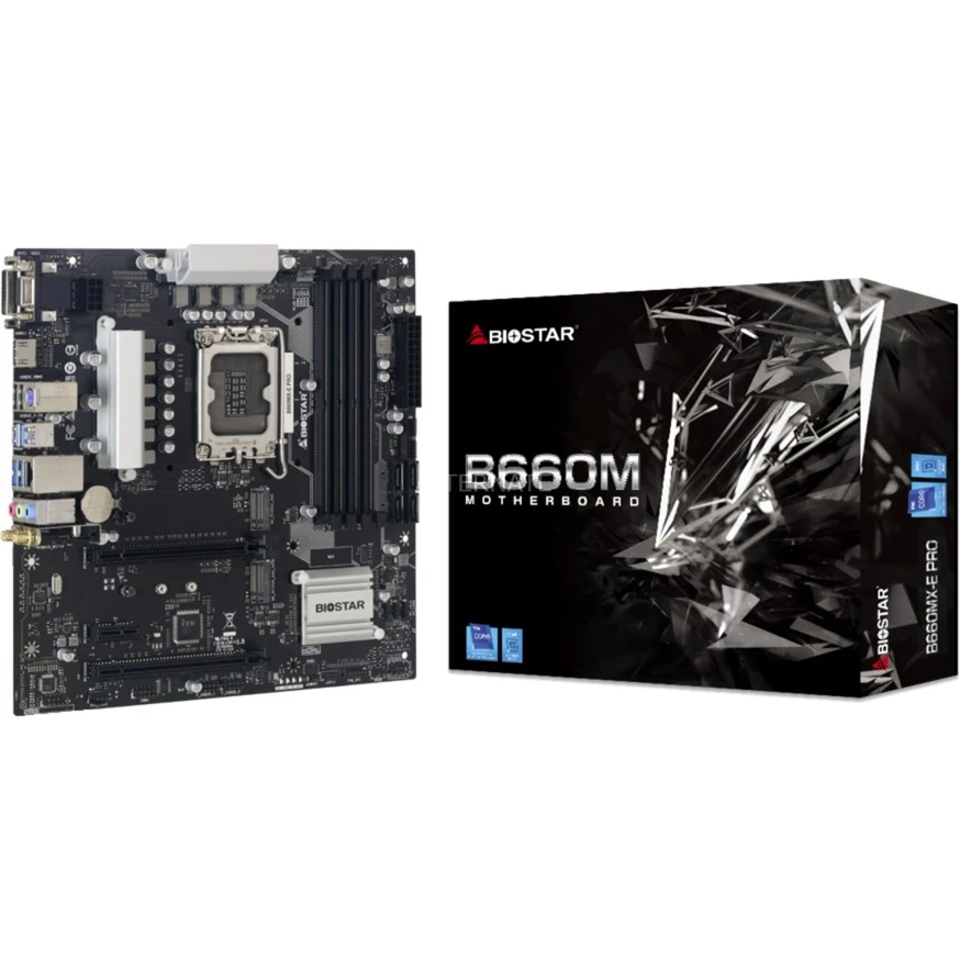 Sockel 1700 Biostar B660MX-E PRO, Mainboard 1 Sockel 1700 Biostar B660MX-E PRO, Mainboard