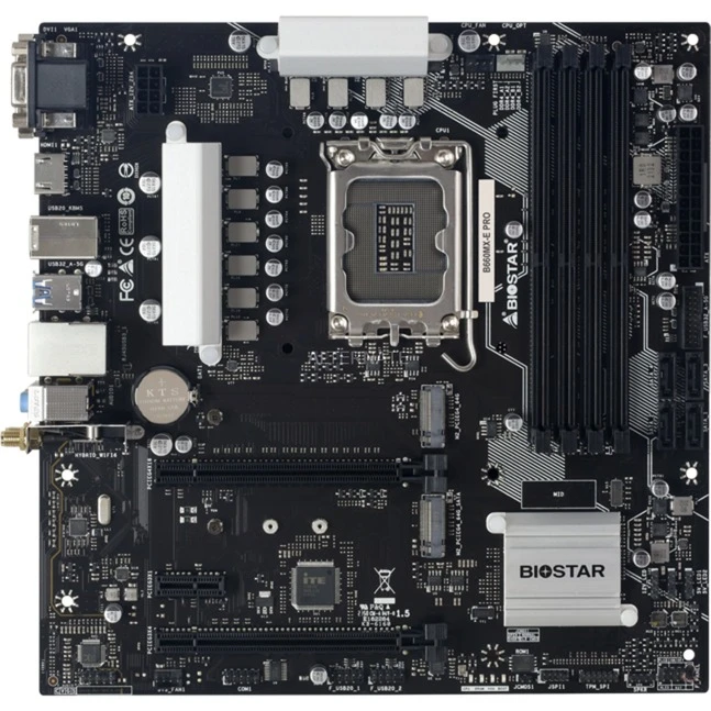 Sockel 1700 Biostar B660MX-E PRO, Mainboard 2 Sockel 1700 Biostar B660MX-E PRO, Mainboard – Bild 2