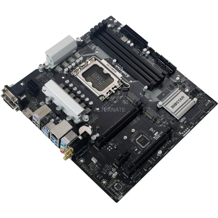 Sockel 1700 Biostar B660MX-E PRO, Mainboard 3 Sockel 1700 Biostar B660MX-E PRO, Mainboard – Bild 3