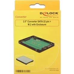 Controller DeLOCK 2.5" Konverter SATA 22Pin> M.2 -Mainboards Verkaufsgeschäft DeLOCK 2 5 Konverter SATA 22Pin M 2@@fpuvh4 4