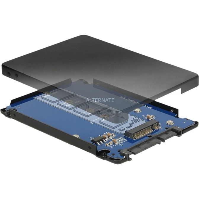 DeLOCK 2,5" SATA 22 Pin > M.2 NGFF, Serial ATA-Controller – Bild 2