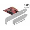 Controller DeLOCK 2 Port SATA PCI Express Karte Mit RAID 1, RAID-Karte (Spiegelung Bestehender Daten)