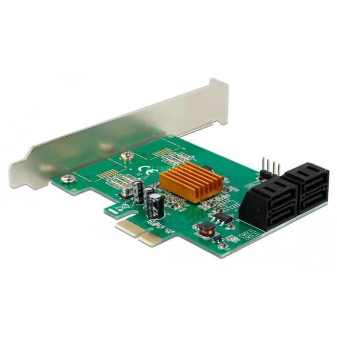 Controller DeLOCK 4 Port SATA PCI Express Karte, Adapter 2 Controller DeLOCK 4 Port SATA PCI Express Karte, Adapter – Bild 2