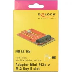 Controller DeLOCK Adapter Mini PCIe > M.2 Key E Slot 9 Controller DeLOCK Adapter Mini PCIe > M.2 Key E Slot -Mainboards Verkaufsgeschäft DeLOCK Adapter Mini PCIe M 2 Key E Slot@@fpuvfg02 4