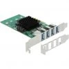 Controller DeLOCK DeLOCK PCIe X4>4x Ext. USB 3.0 Quad C.LP