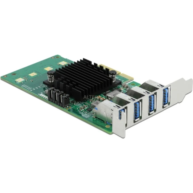 Controller DeLOCK DeLOCK PCIe X4>4x Ext. USB 3.0 Quad C.LP 3 Controller DeLOCK DeLOCK PCIe X4>4x Ext. USB 3.0 Quad C.LP – Bild 3