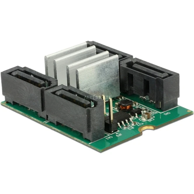 Hardware DeLOCK Konverter B+M ST>Hybrid 4x SATA, Adapter 2 Hardware DeLOCK Konverter B+M ST>Hybrid 4x SATA, Adapter – Bild 2