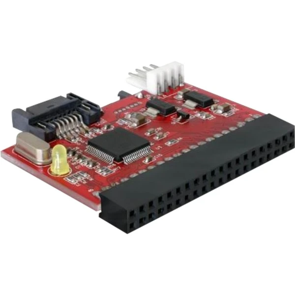 Mainboard Zubehör DeLOCK Konverter IDE Auf SATA / SATA Auf IDE, Adapter (rot, Bulk) 2 Mainboard Zubehör DeLOCK Konverter IDE Auf SATA / SATA Auf IDE, Adapter (rot, Bulk) – Bild 2