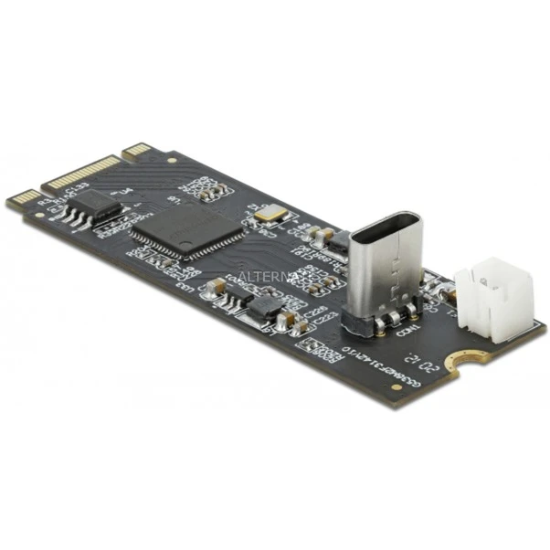 Controller DeLOCK Konverter M.2 Key B+M Stecker Zu USB Type-C Buchse – Bild 2