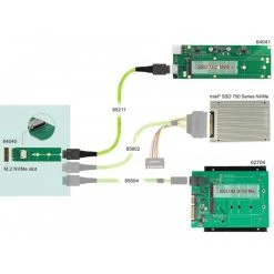 Controller DeLOCK M.2 Key M Zu 1 X OCuLink SFF-8612 Konverter, Adapter -Mainboards Verkaufsgeschäft DeLOCK M 2 Key M zu 1 x OCuLink SFF 8612 Konverter Adapter@@fpuvh02k 34