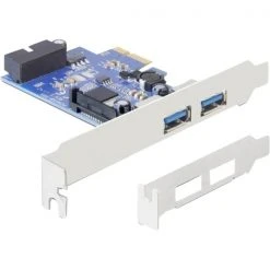 DeLOCK PCI ExpressCard USB3 2xext+1x19-p, Controller (Retail)
