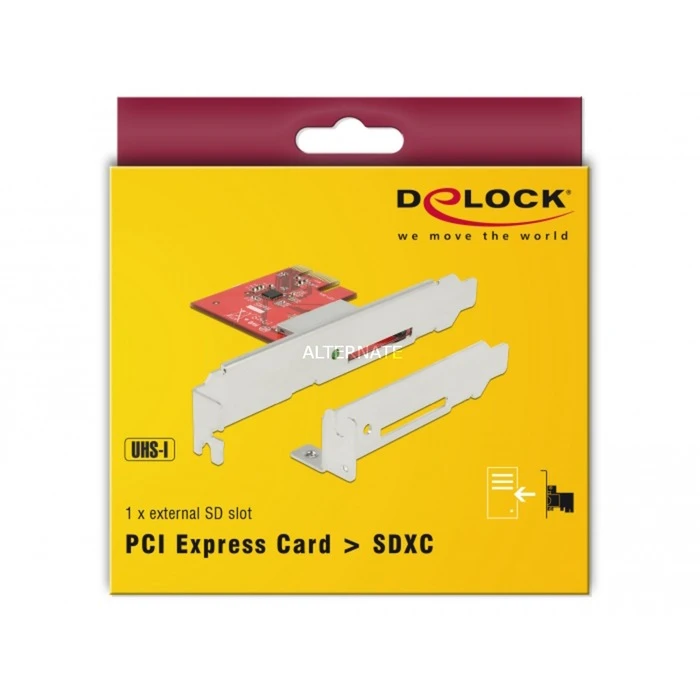 Mainboard Zubehör DeLOCK PCI Express Karte > 1 X Extern SDXC Slot, Schnittstellenkarte – Bild 6