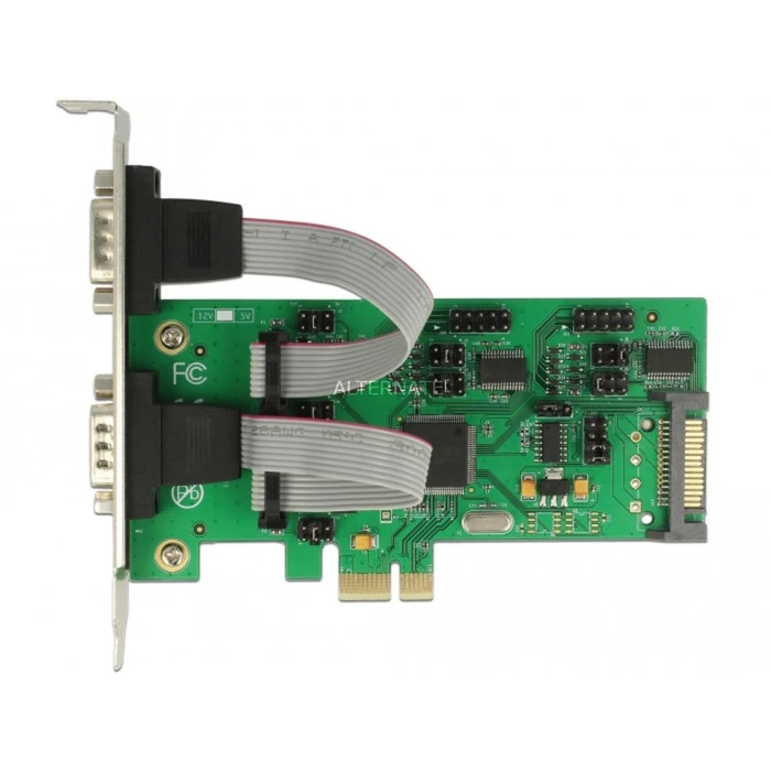Mainboard Zubehör DeLOCK PCI Express Karte > 3 X Seriell RS-232 + 1 X TTL 3,3 V / RS-232, Schnittstellenkarte (mit Spannungsversorgung) – Bild 4