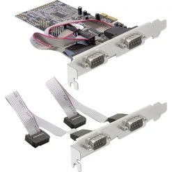 Controller DeLOCK PCI Express Karte > 4x Seriell, Schnittstellenkarte