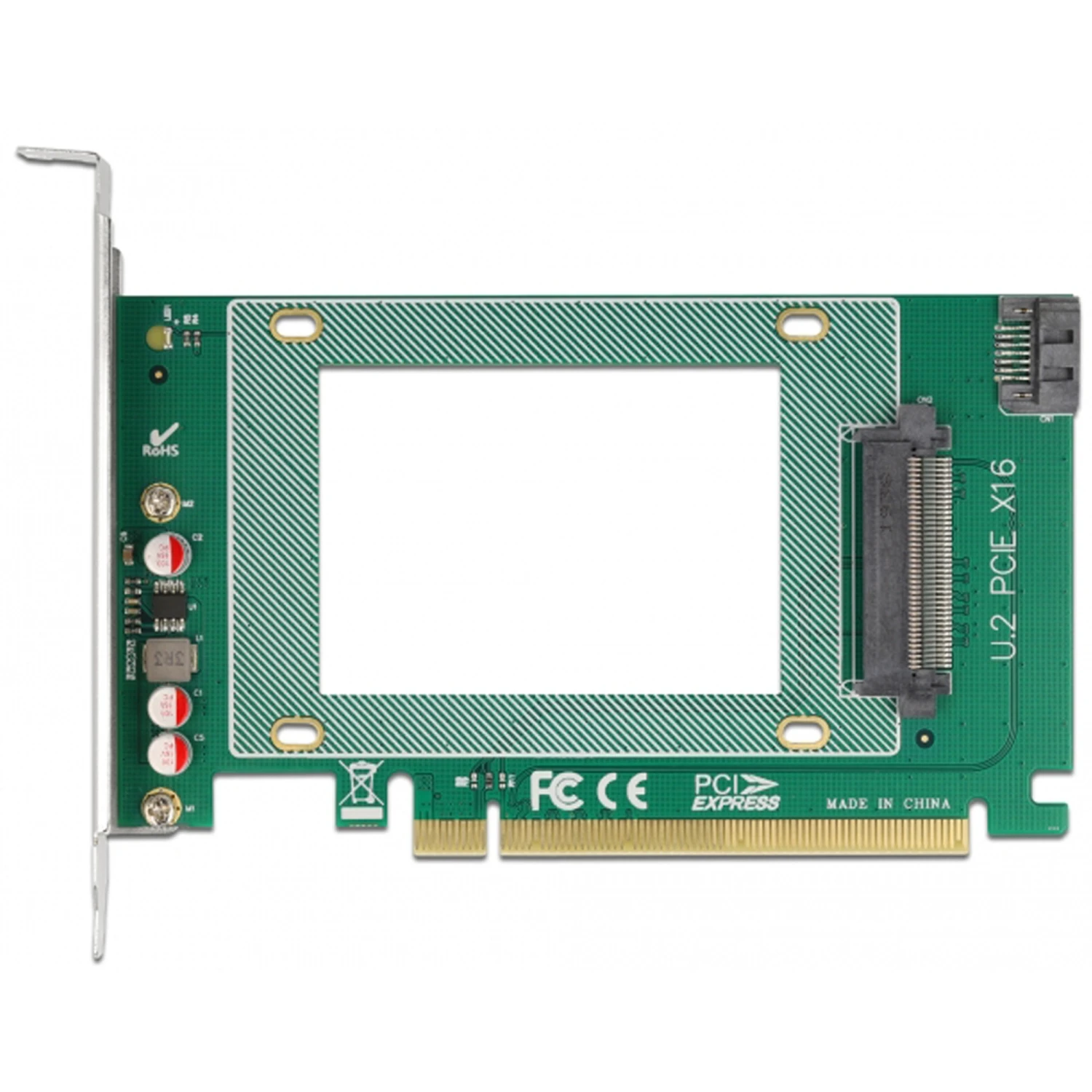 Controller DeLOCK PCI Express X16 Karte Zu 1 X Intern U.2 NVMe SFF-8639, Schnittstellenkarte – Bild 3