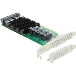 Controller DeLOCK PCI Express X16 Karte Zu 8 X Intern SFF-8643 NVMePCI Express X16 Karte Zu 8 X Intern SFF-8643 NVMe, Schnittstellenkarte (Low Profile Formfaktor)