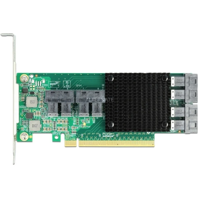 Controller DeLOCK PCI Express X16 Karte Zu 8 X Intern SFF-8643 NVMePCI Express X16 Karte Zu 8 X Intern SFF-8643 NVMe, Schnittstellenkarte (Low Profile Formfaktor) 4 Controller DeLOCK PCI Express X16 Karte Zu 8 X Intern SFF-8643 NVMePCI Express X16 Karte Zu 8 X Intern SFF-8643 NVMe, Schnittstellenkarte (Low Profile Formfaktor) – Bild 4