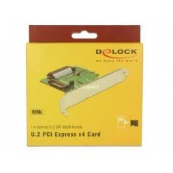 Mainboard Zubehör DeLOCK PCI Express X4 Karte > 1 X Intern U.2 NVMe SFF-8639 Buchse, Controller