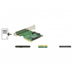 Mainboard Zubehör DeLOCK PCI Express X4 Karte > 1 X Intern U.2 NVMe SFF-8639 Buchse, Controller -Mainboards Verkaufsgeschäft DeLOCK PCI Express x4 Karte 1 x intern U 2 NVMe SFF 8639 Buchse Controller@@fpuvh011 4