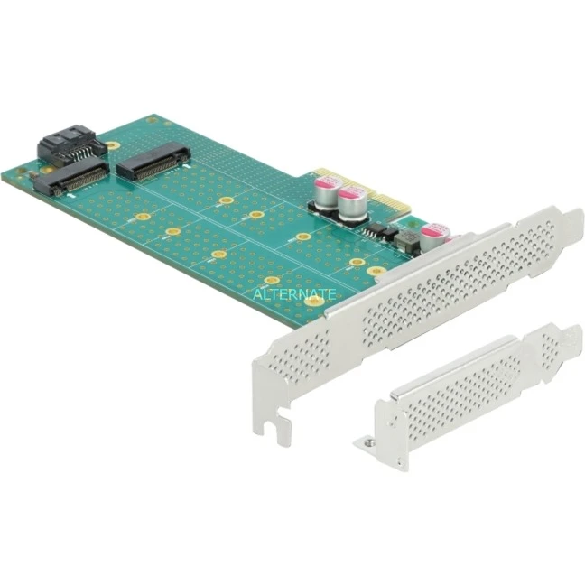 DeLOCK PCI Express X4 Karte Zu 1 X M.2 Key B + 1 X NVMe M.2 Key M, Controller