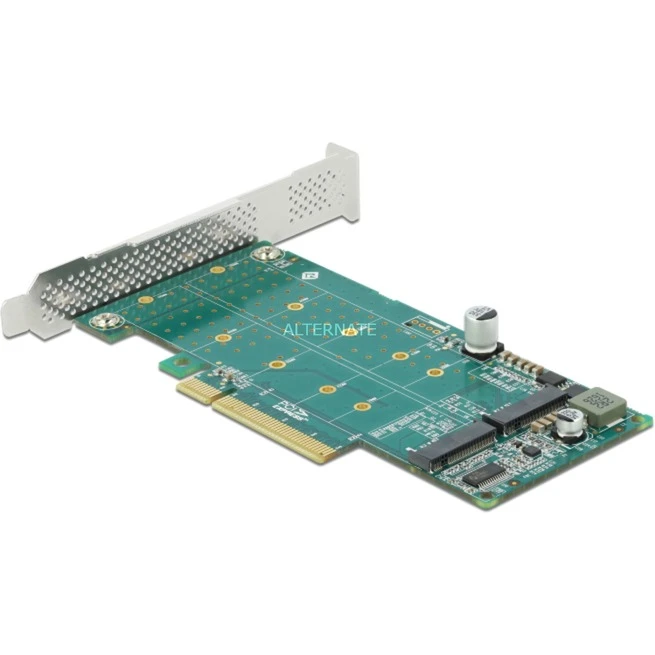 DeLOCK PCI Express X8 Karte Zu 2 X Intern NVMe M.2 Key M - Bifurcation, Controller – Bild 2