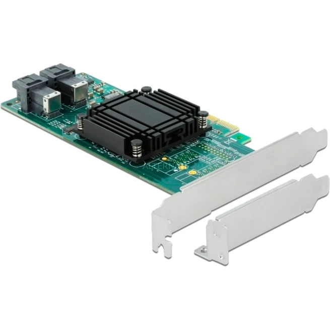 Controller DeLOCK PCI Express X8 Karte Zu 2 X Intern SFF-8643 NVMe LowProfile, Schnittstellenkarte